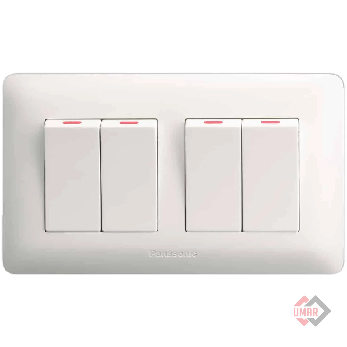 Panasonic 4G 1-WAY Switch-(3×6)-White (Simplus Series)