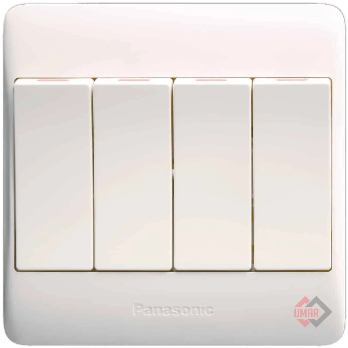 Panasonic 4G 1-WAY Switch-(3×3)-White (Simplus Series)