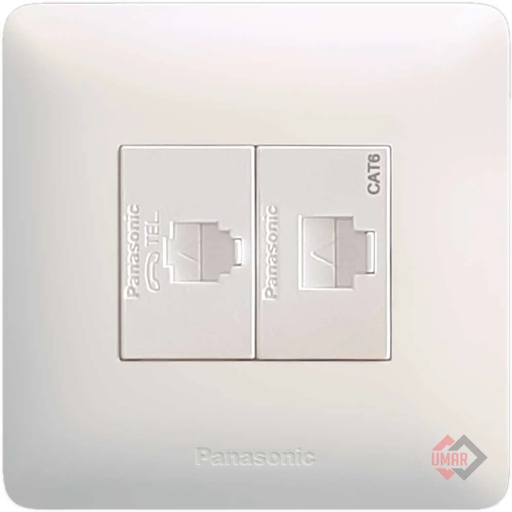 Panasonic Tel+Cat6 RJ45 (Simplus Series)