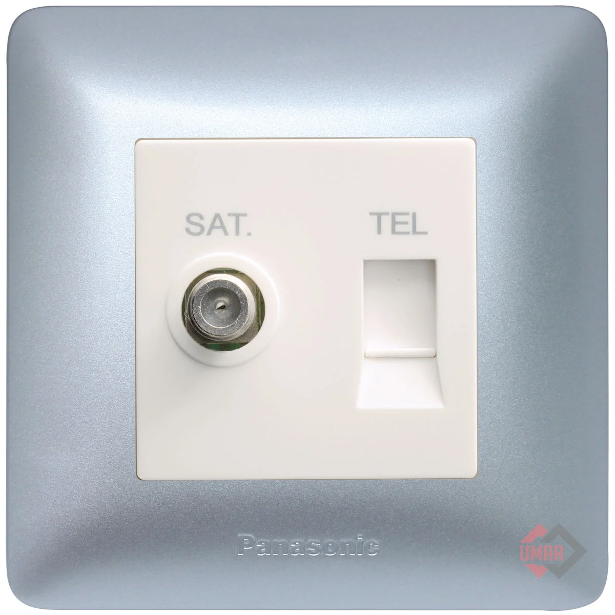 Panasonic TV Socket + Tel Socket (Simplus Series)