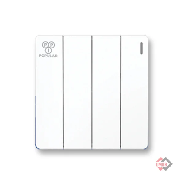 4 Gang 1 Way Switch 4 gang 2 Way Switch