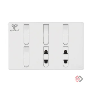 4 Switch & 2 Socket