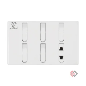 5 Switch & 1 Socket