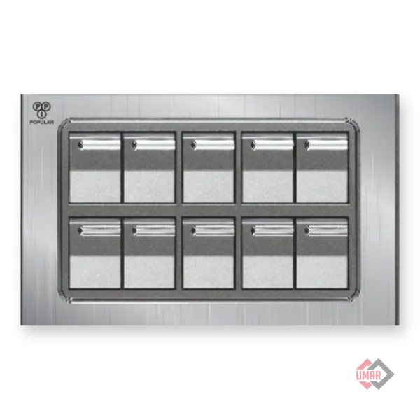 10 Gang 1 way Switch