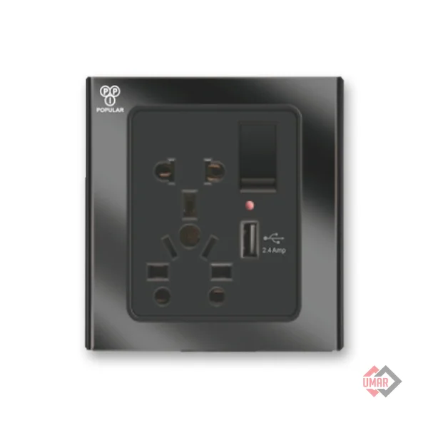 5 in 1 Universal Socket USB