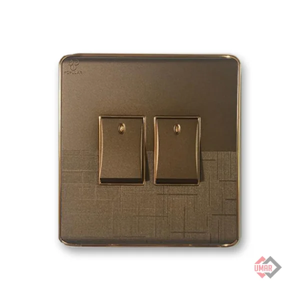 2 Gang 1 way Switch 4