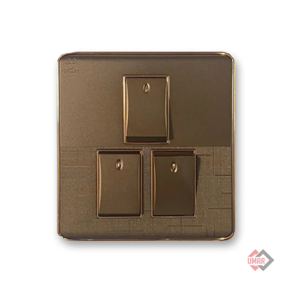 3 Gang 1 way Switch 4