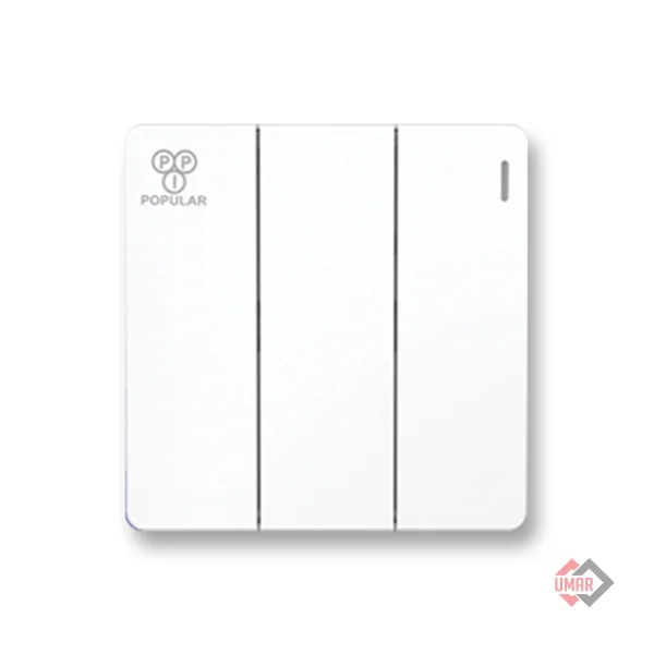 3 Gang 1 Way Switch 3 gang 2 Way Switch