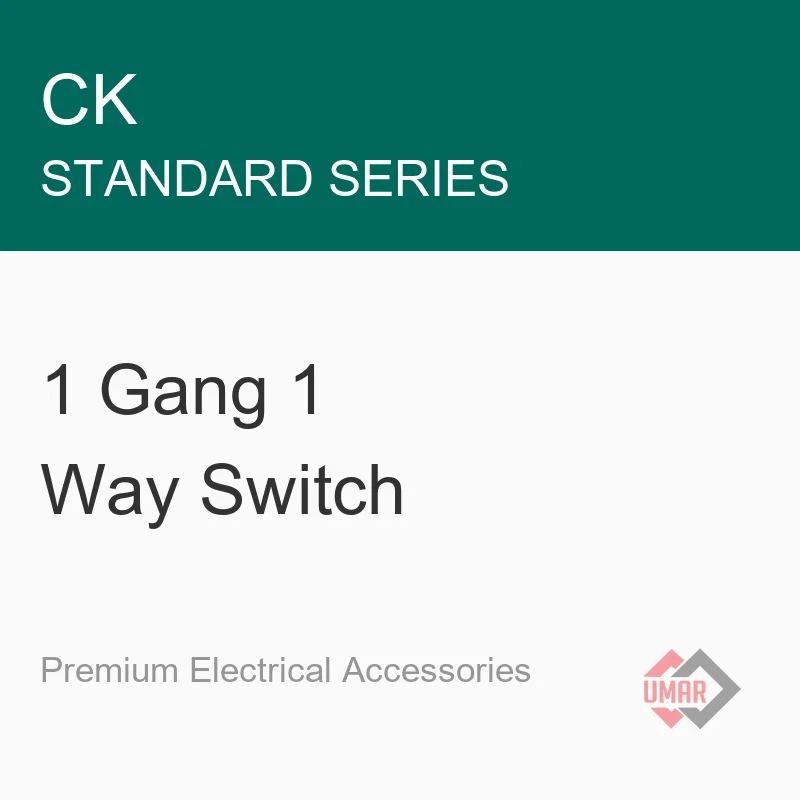 CK 1 Gang 1 Way Switch (Standard Series)