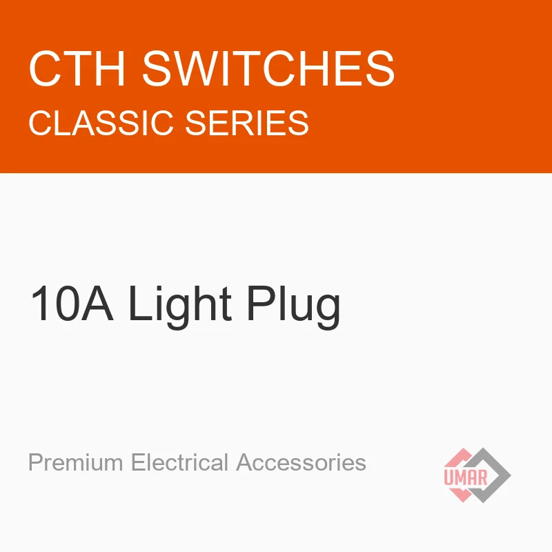 CTH Switches 10A Light Plug (Classic Series)