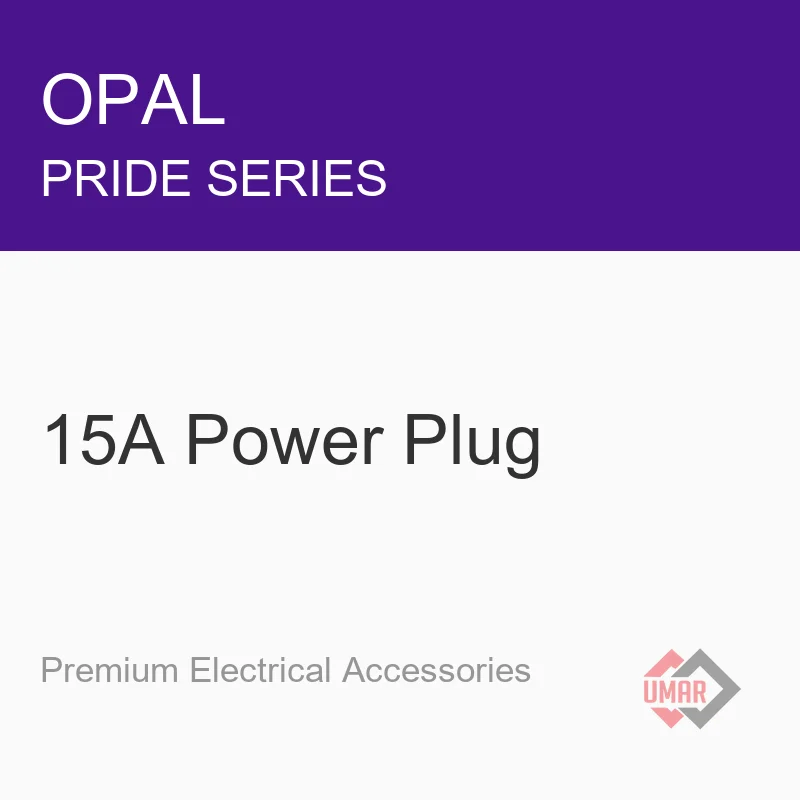 Opal 15A Power Plug (Pride Series)