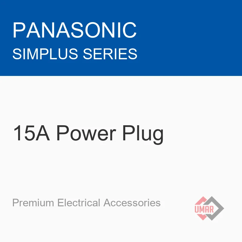Panasonic 15A Power Plug (Simplus Series)